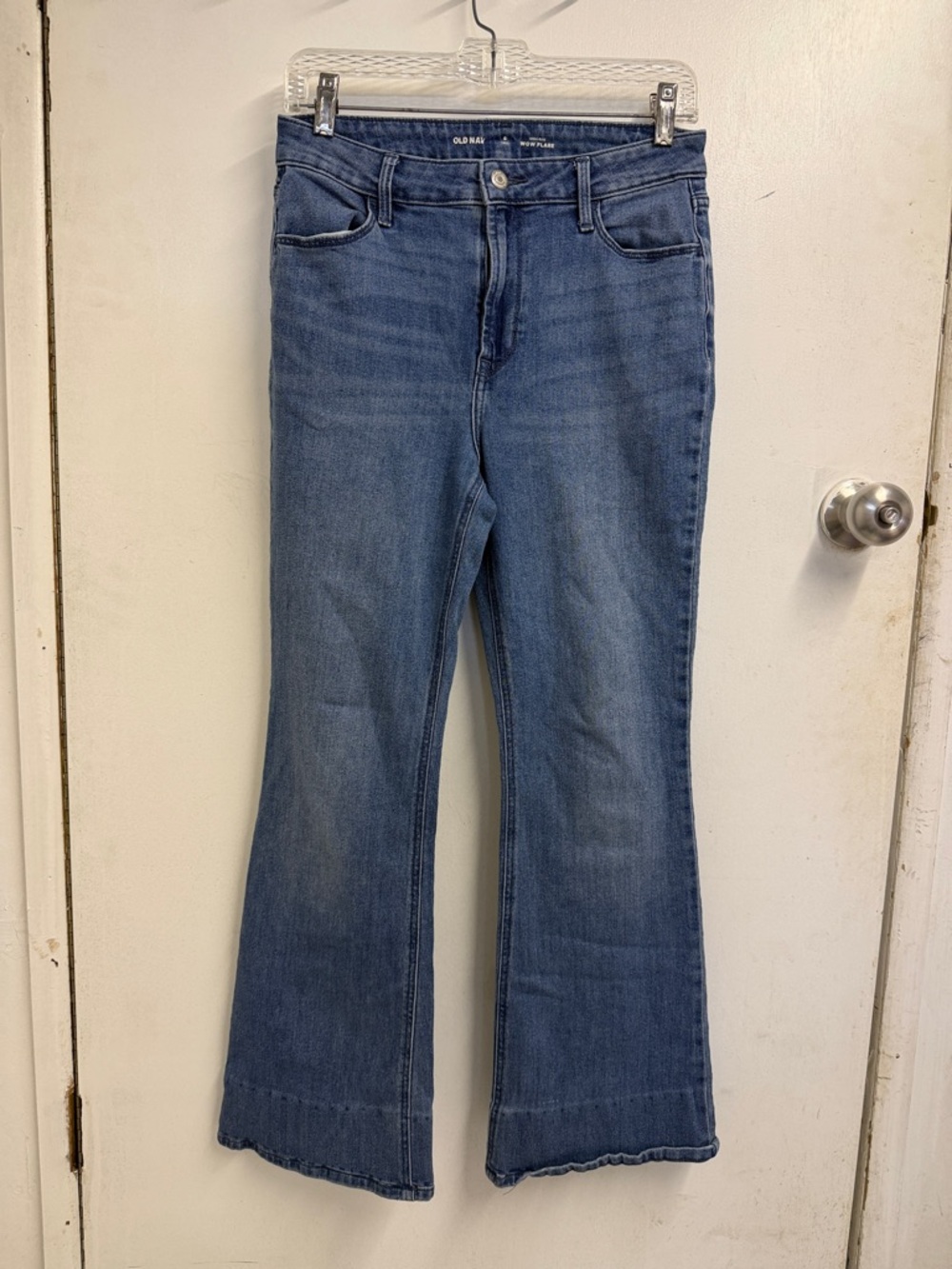 Old Navy Blue Flare Jeans - Classic Mid Rise